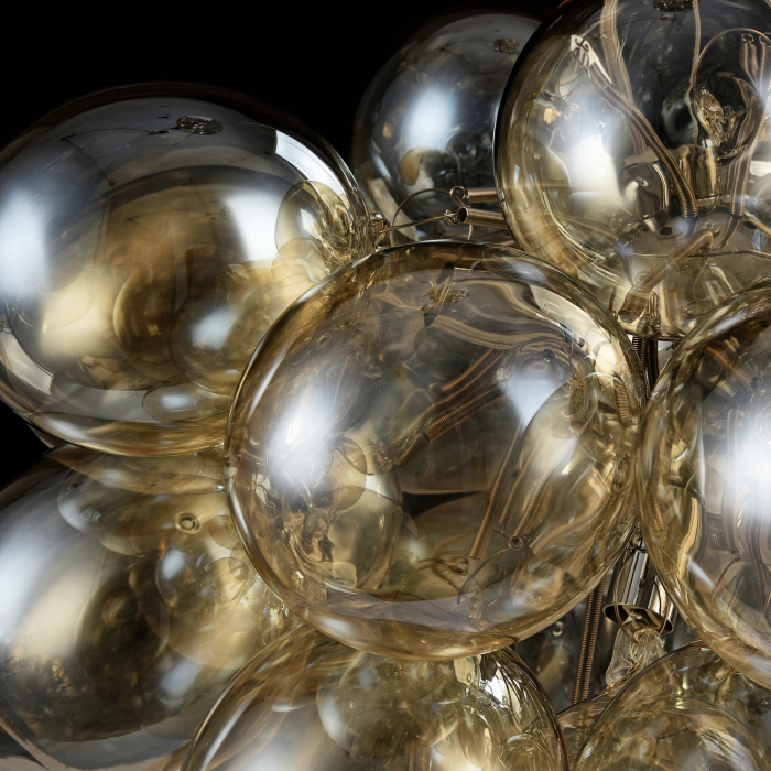 Lustra Balbo MOD112-08-G, 8xG9, nichel+cognac, IP20, Maytoni [6]