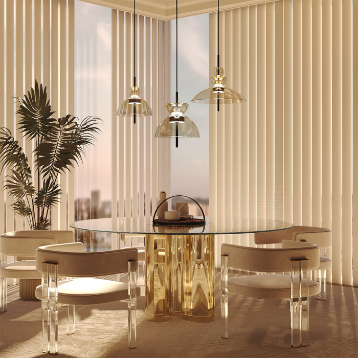 Pendul BANGKOK Negru 3000k MOD185PL-L12CG3K1 Maytoni Modern [2]