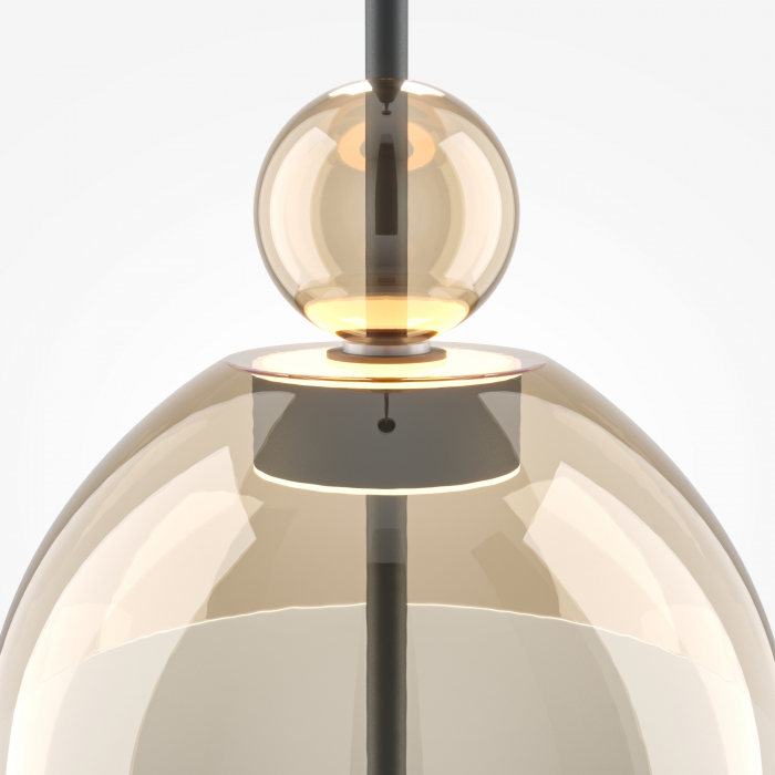 Pendul BANGKOK Negru 3000k MOD185PL-L12CG3K1 Maytoni Modern [3]