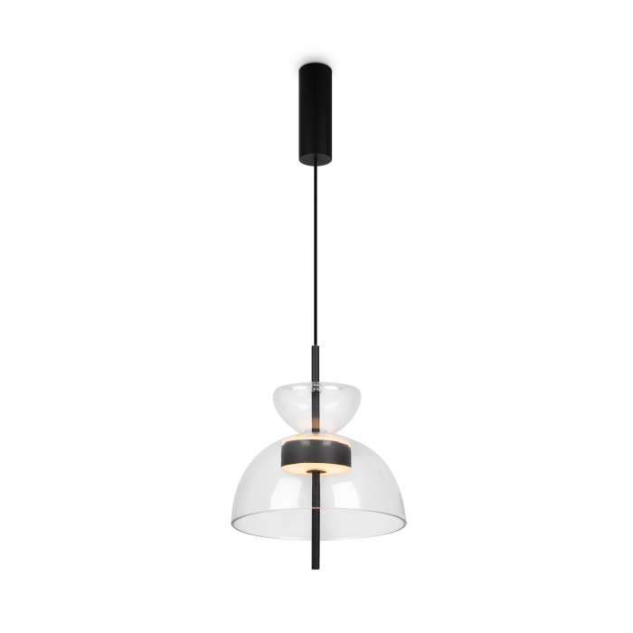Pendul LED Bangkok MOD185PL-L6B3K2, 12W, 1200lm, lumina calda, IP20, negru+fumuriu, Maytoni [3]