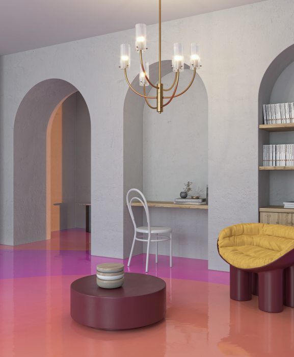 Lustra Arco MOD223PL-03BS, 3xG9, arama, IP20, Maytoni [2]