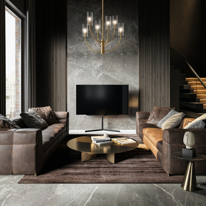Lustra Arco MOD223PL-06BS, 6xG9, arama, IP20, Maytoni [2]