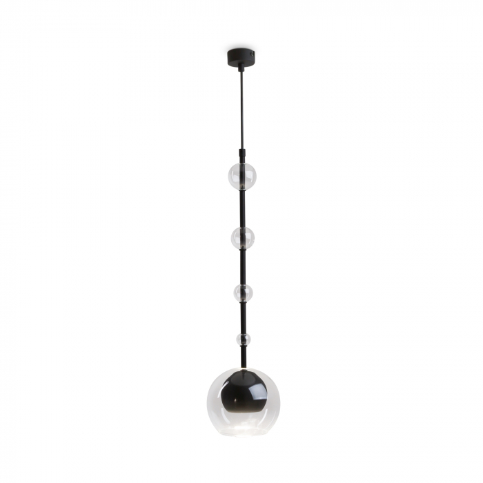 Pendul Ros MOD227PL-01B, 1xGU10, negru+transparent, IP20, Maytoni [1]