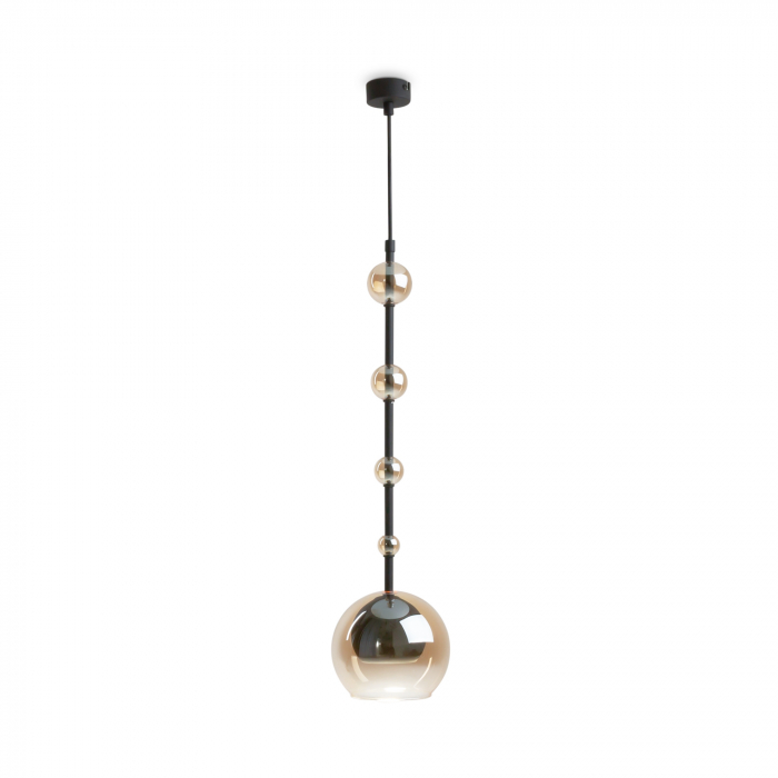 Pendul Ros MOD227PL-01B1, 1xGU10, negru+auriu, IP20, Maytoni [1]