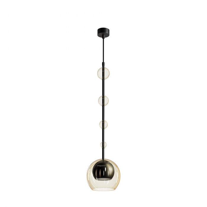 Pendul Ros MOD227PL-01B1, 1xGU10, negru+auriu, IP20, Maytoni [2]