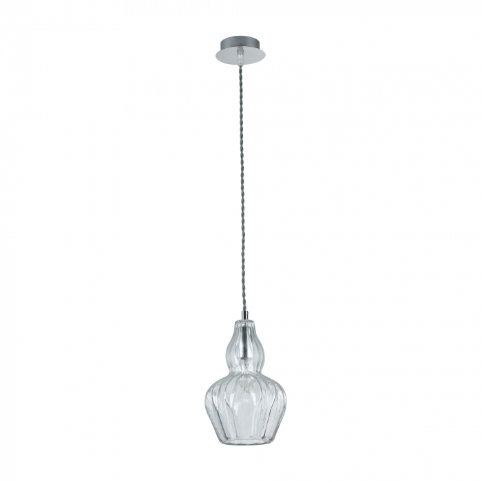 Pendul Eustoma MOD238-PL-01-TR, 1xE14, nichel+transparent, IP20, Maytoni [3]