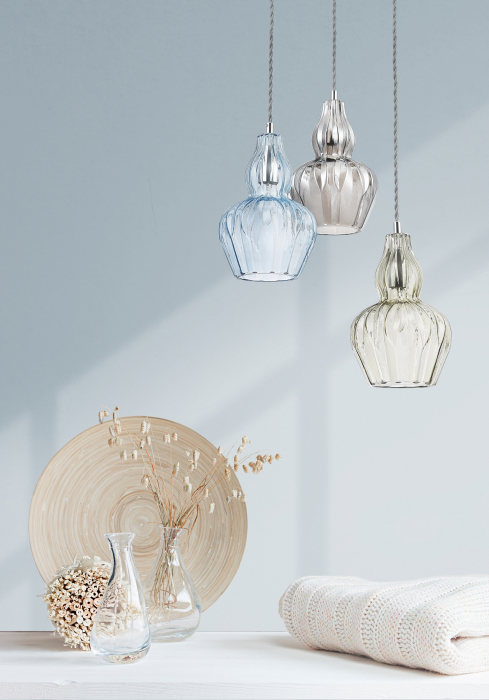 Pendul Eustoma MOD238-PL-01-TR, 1xE14, nichel+transparent, IP20, Maytoni [2]
