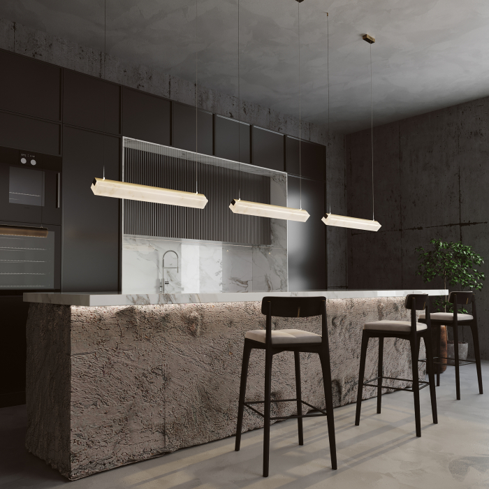 Lustra LED Petra MOD250PL-L36BSK, 35W, 2400lm, lumina calda, IP20, arama, Maytoni [2]