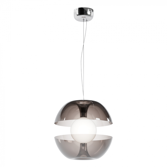 Pendul LED Rebel MOD322PL-L6B3K, 6W, 550lm, lumina calda, IP20, crom+fumurie, Maytoni [1]
