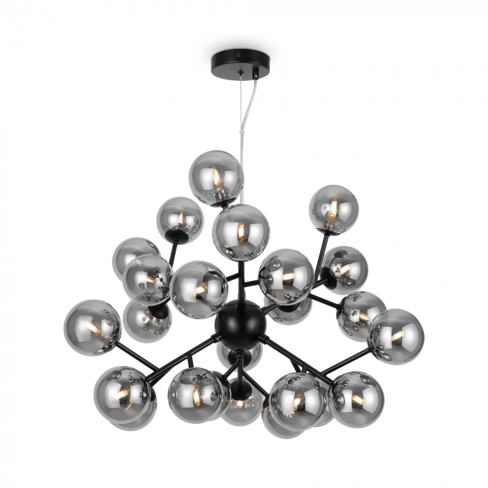 Lustra Dallas MOD545PL-24B, 24xG9, neagra+fumurie, IP20, Maytoni [1]