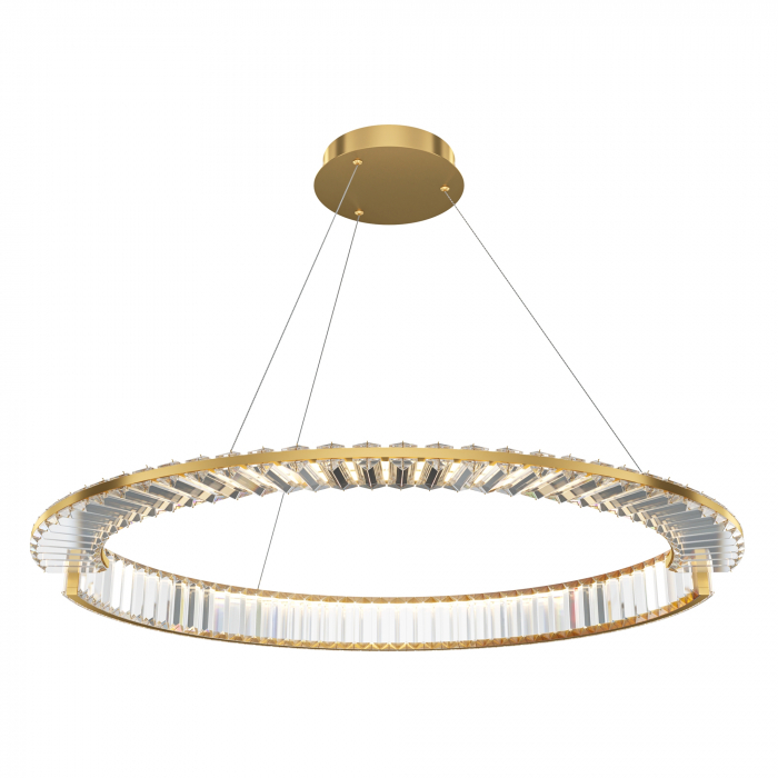 Lustra LED Krone P097PL-L45G4K, 45W, 3000lm, lumina neutra, IP20, aurie+transparenta, Maytoni [2]
