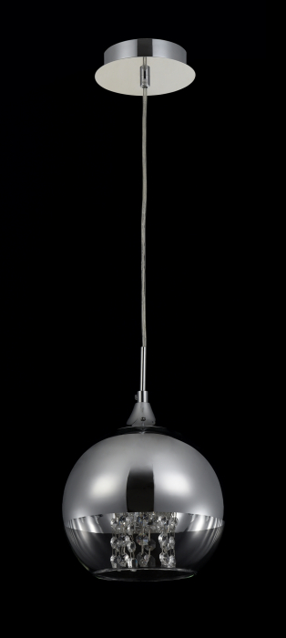 Pendul Fermi P140-PL-110-1-N, 1xE27, nichel+transparent, IP20, Maytoni [3]