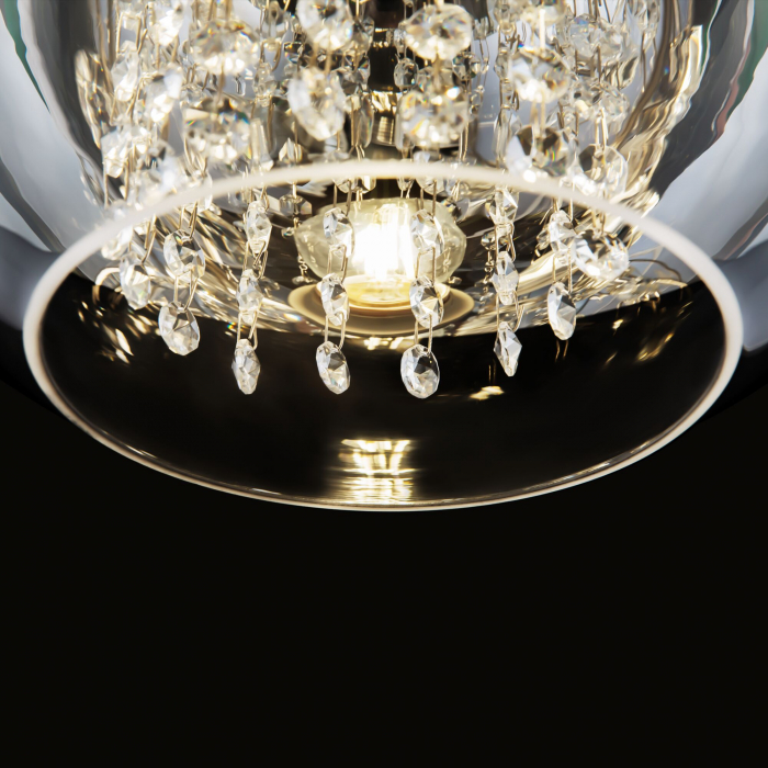 Pendul Fermi P140-PL-170-1-G, 1xE27, auriu+transparent, IP20, Maytoni [5]