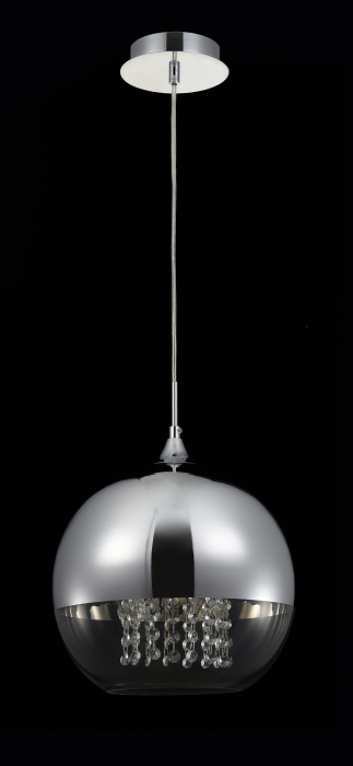 Pendul Fermi P140-PL-170-1-N, 1xE27, nichel+transparent, IP20, Maytoni [4]