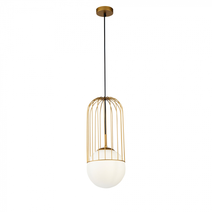 Pendul Telford P363PL-01G, 1xE27, auriu+alb, IP20, Maytoni [4]