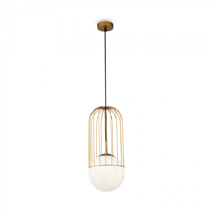 Pendul Telford P363PL-01G, 1xE27, auriu+alb, IP20, Maytoni [3]