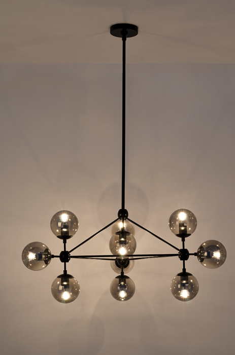 Pendul Planetario 10 96x96x143 cm, Negru Mat - Moosee [3]