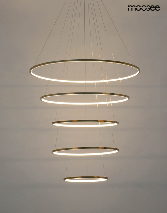 Pendul Ring Slim 100x100x202 cm, Auriu - Moosee [12]