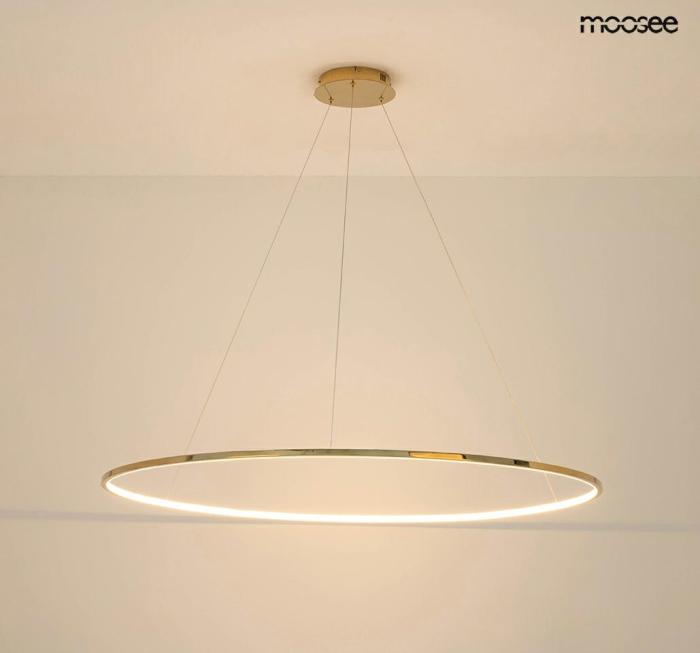 Pendul Ring Slim 150x150x192 cm, Oțel Auriu - Moosee [7]
