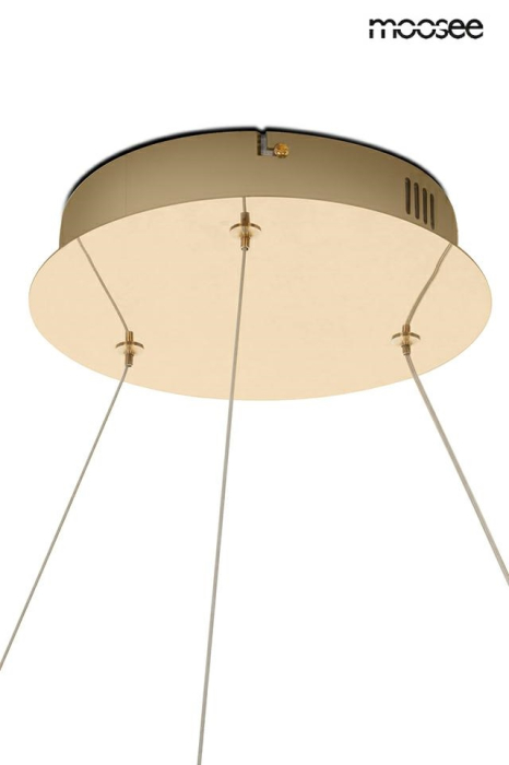 Pendul Ring Slim 40x40x192 cm, Oțel Auriu - Moosee [4]