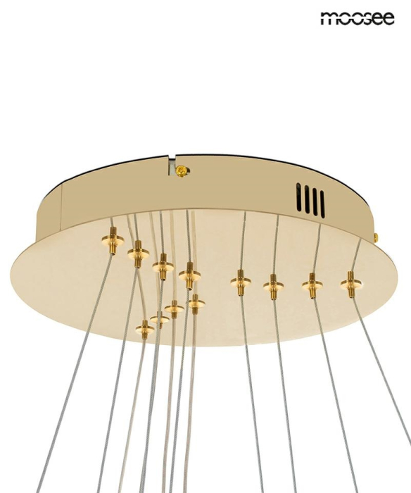 Pendul Ring Slim M 100x100x192 cm, Auriu - Moosee [8]