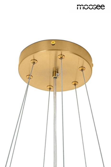 Pendul Roch 80x80x195 cm, Sticlă Auriu - Moosee [7]