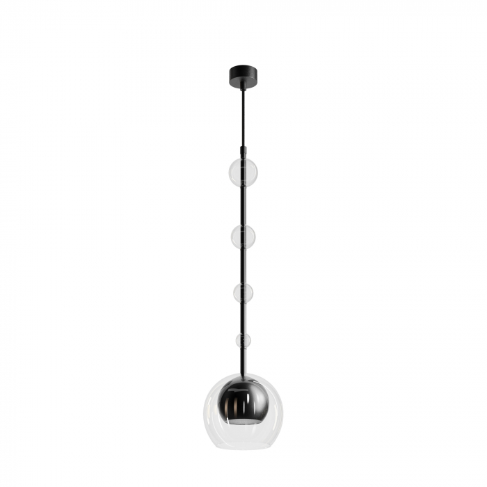 Pendul Ros MOD227PL-01B, 1xGU10, negru+transparent, IP20, Maytoni [3]