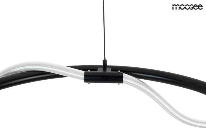 Pendul Serpiente 60 65x65x265 cm, Țesătură Negru - Moosee [4]