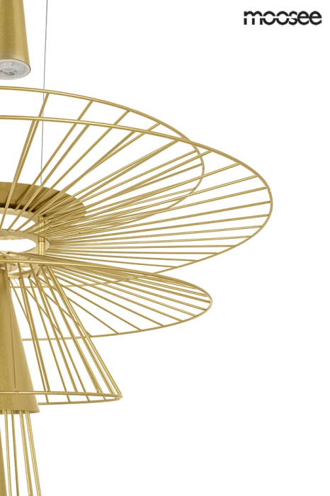Pendul Sesto 60x60x250 cm, Auriu - Moosee [8]