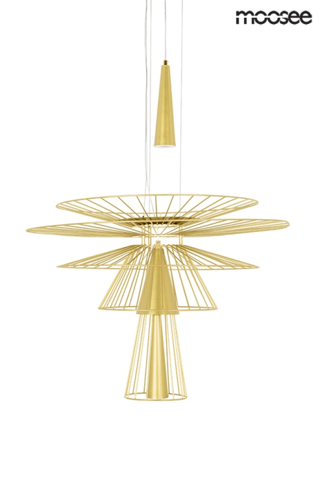 Pendul Sesto 60x60x250 cm, Auriu - Moosee [2]