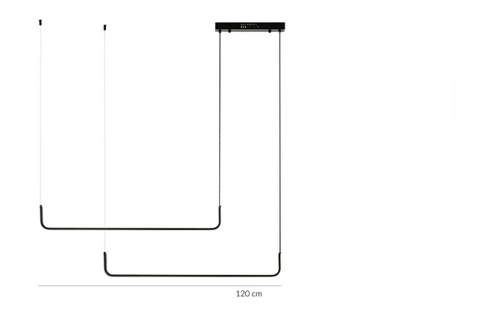 Pendul Shape Duo 120, Aluminiu Negru - Moosee [11]