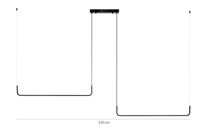 Pendul Shape Duo 120, Aluminiu Negru - Moosee [13]