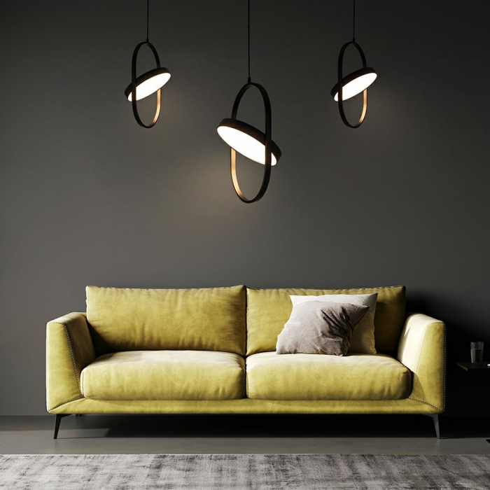 Pendul Spinner 26 29x9x225 cm, Negru - Moosee [9]