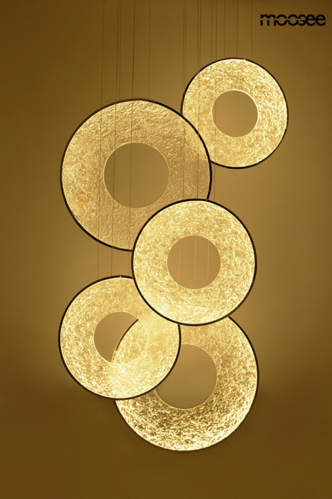 Pendul Stardust 120x40x362 cm, Oțel Auriu - Moosee [4]