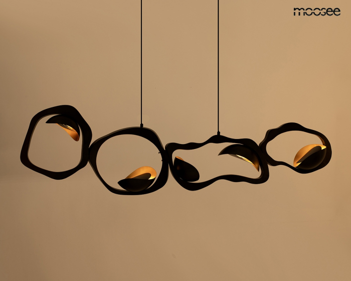 Pendul Torre 126x20x35 cm, Metal Negru - Moosee [2]
