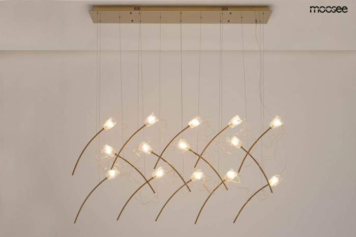 Pendul Tulippe 14 Line 100x30x230 cm, Auriu - Moosee [2]