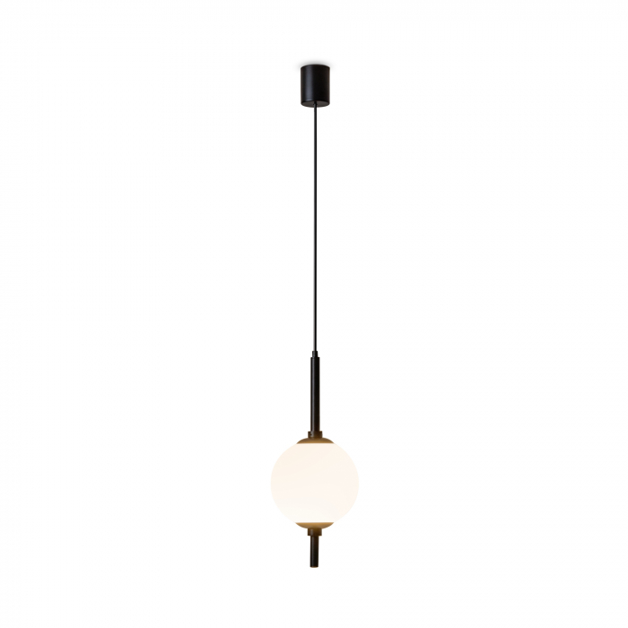 Pendul LED Sixth Sense Z020PL-L6B3K, 7W, 400lm, lumina calda, IP20, negru+alb, Maytoni [1]