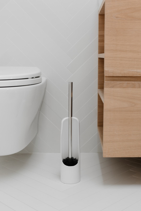 Perie de Wc Touch 9x9x44 cm, Alb - Umbra [5]