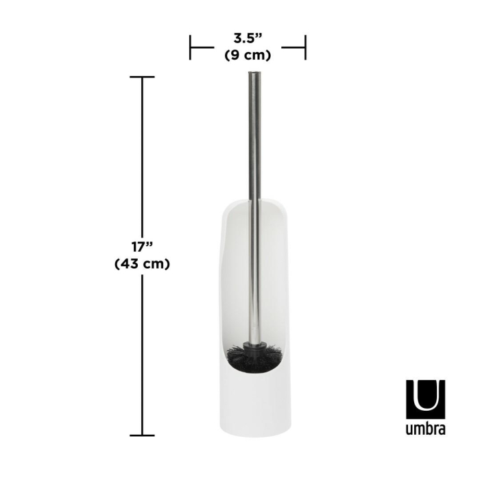 Perie de Wc Touch 9x9x44 cm, Alb - Umbra [6]