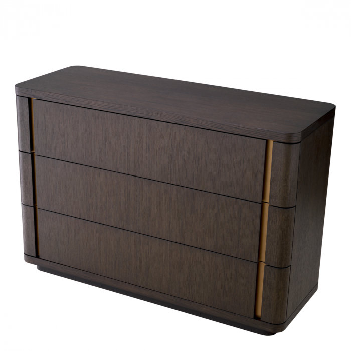   Comoda cu sertare Modesto S din furnir de steBorcan mocha 115360 EICHHOLTZ [4]