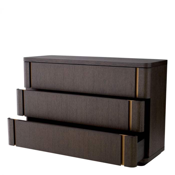   Comoda cu sertare Modesto S din furnir de steBorcan mocha 115360 EICHHOLTZ [3]