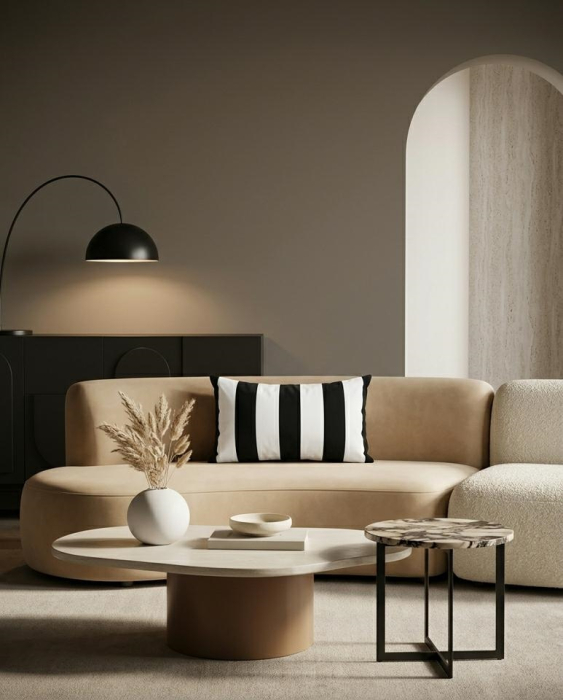 Pernă Decorativă Azure, Poliester Alb și Negru - SHP [6]