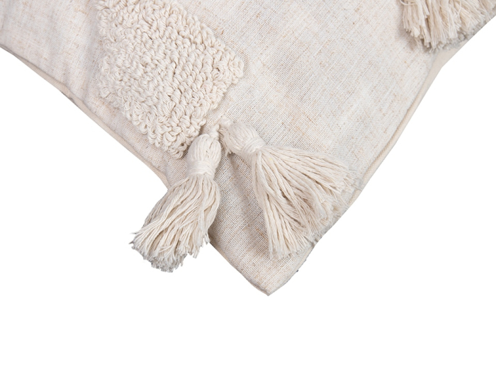 Pernă Decorativă Bohi 45x14x45 cm, Țesătură Bej - SHP [2]