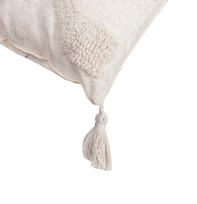 Pernă Decorativă Bohi Long 50x14x30 cm, Țesătură Bej - SHP [2]
