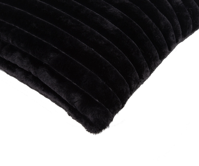 Pernă Decorativă Line 43x14x43 cm, Poliester Negru - SHP [3]