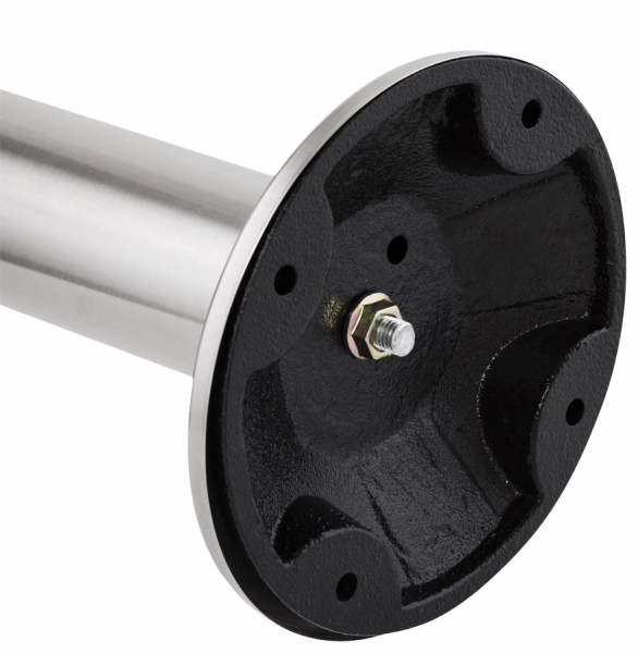 Picior central masa 110 cm cu baza ingusta - otel periat, TB00300SS - Kokoon [6]