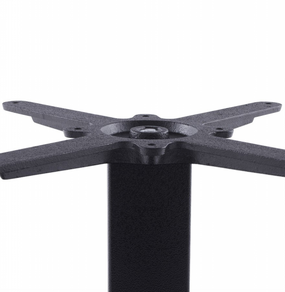Picior central masa inalt (h110cm) - otel, negru, exterior [3]