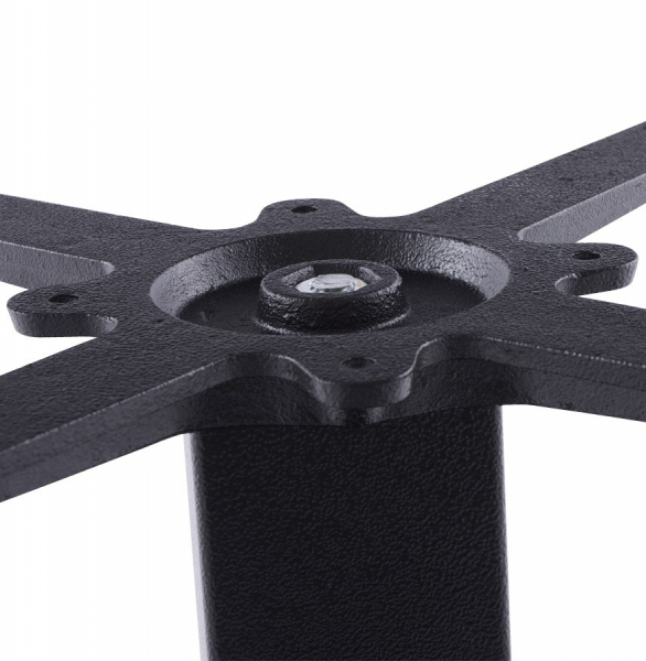 Picior central masa inalt (h110cm) - otel, negru, exterior [4]