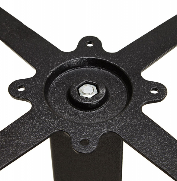 Picior dublu central masa (h73cm) - metal - negru - exterior [5]