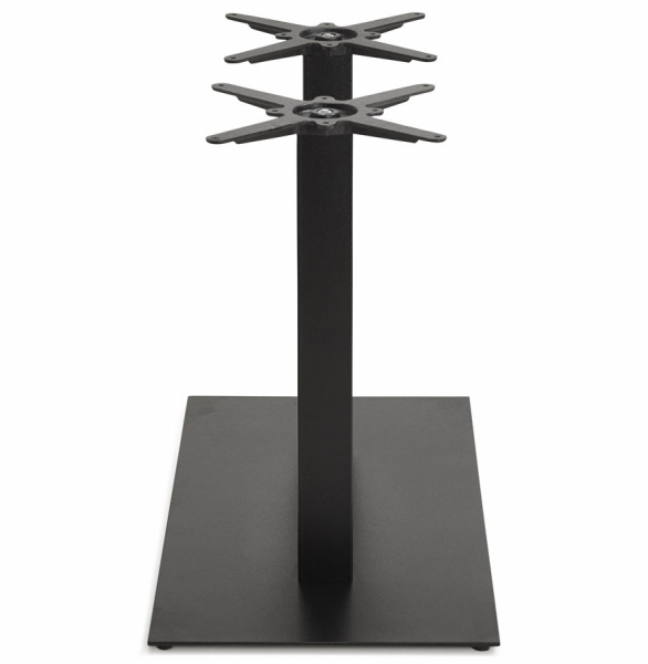 Picior dublu central masa (h73cm) - metal - negru - exterior [3]
